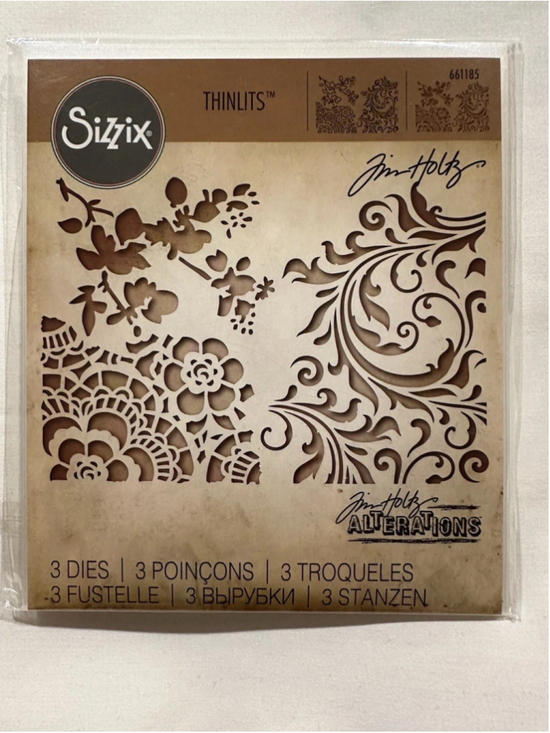 Sizzix Other - Tim Holtz Sizzix Thinlits Mixed Media #2 Die Set 661185 Textured Background